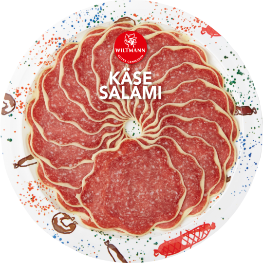 Wiltmann Salami mit Käse 80g