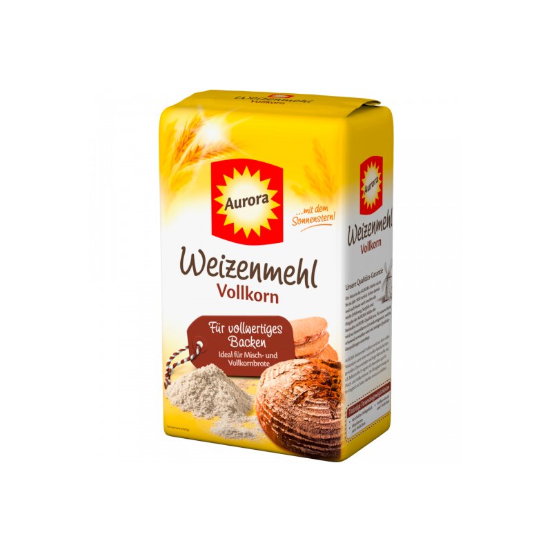 Was Kostet 1 Kg Mehl Bei Aldi Aurora Weizenvollkorn Mehl 1 kg - Lebensmittel-Versand.eu | Lebensmit