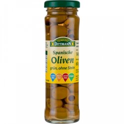 Feinkost Dittmann Oliven Grün ohne Stein 140g