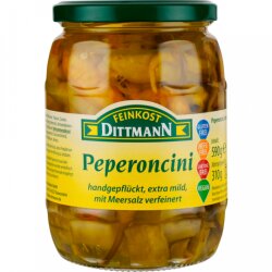 Feinkost Dittmann Peperoncini extra mild 590g