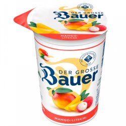 Bauer Joghurt Mango Litschi 250g