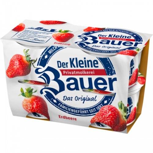 Bauer Fruchtjoghurt Erdbeere 4er 100g