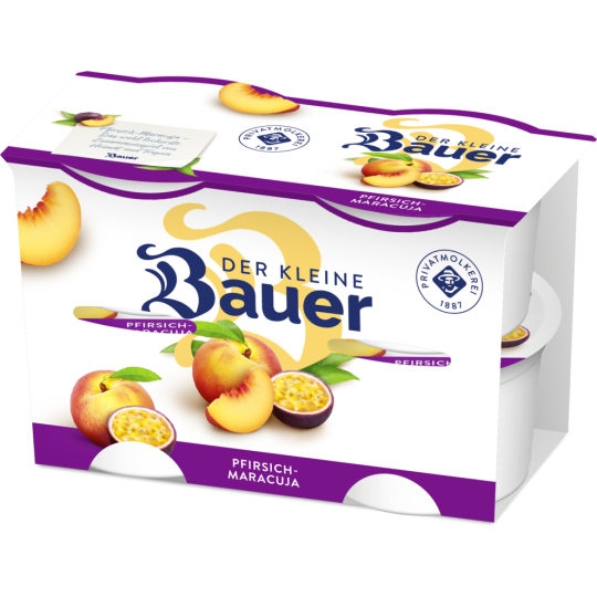 Bauer Fruchtjoghurt Pfirsich-Maracuja 4er 100g