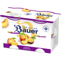 Bauer Fruchtjoghurt Pfirsich-Maracuja 4er 100g