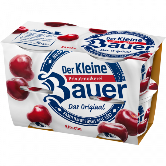 Bauer Fruchtjoghurt Kirsche 4er 100g