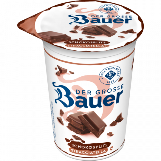 Bauer Joghurt Schokosplits Stracciatella 3,5% 250g