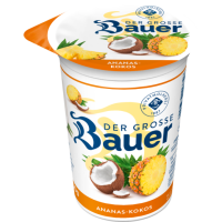Bauer Fruchtjoghurt Ananas-Kokos 3,5% 250g