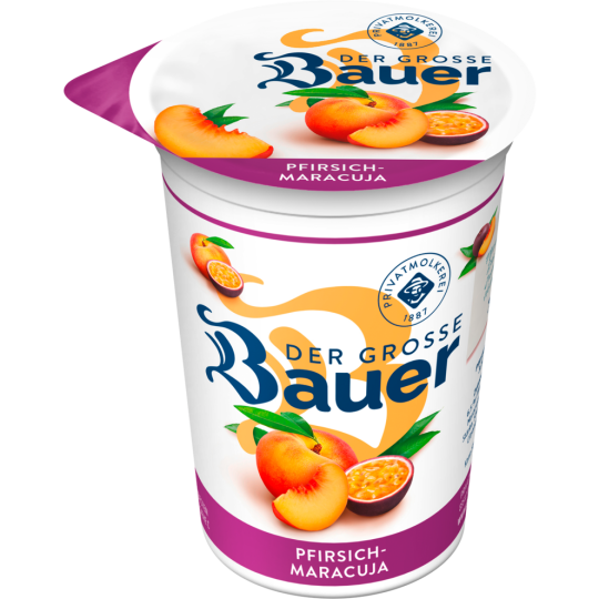 Bauer Fruchtjoghurt Pfirsich Maracuja 250g