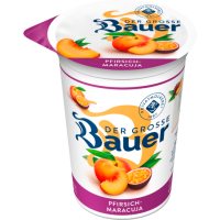 Bauer Fruchtjoghurt Pfirsich Maracuja 250g