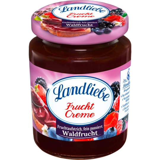 Landliebe Fruchtcreme Waldbeeren fein passiert 200g