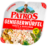 Patros Genießerwürfel Tomate & Basilikum 135g