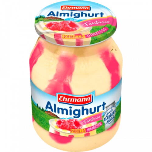 Almighurt Vanilla-Himbeer 500g Glas