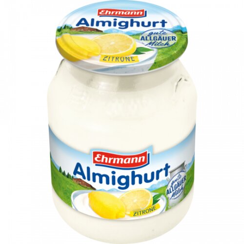 Almighurt Zitrone 500g Glas