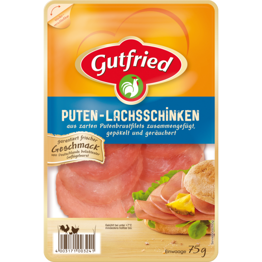 Gutfried Truthahn Lachschinken 75g