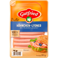 Gutfried Hähnchen-Lyoner geräuchert 80g