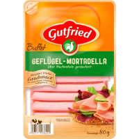 Gutfried Geflügel Mortadella Buffet 80g