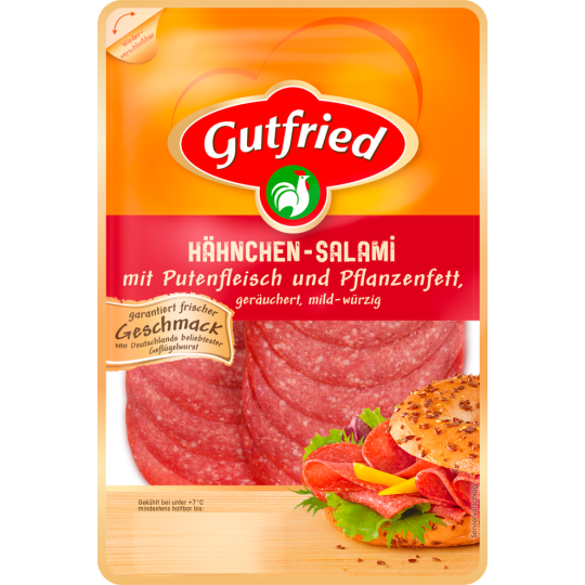 Gutfried Hähnchen Salami 100g