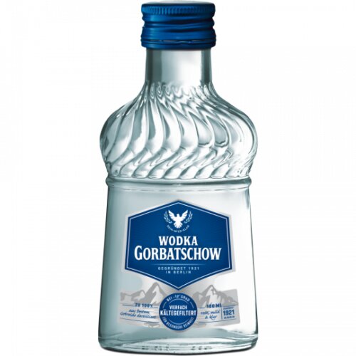 Wodka Gorbatschow Flachmann 0,1l