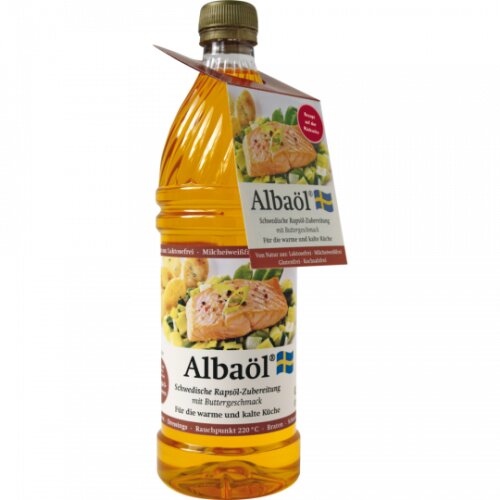 Albaöl Schwedische Rapsölzubereitung mit Buttergeschmack 750ml