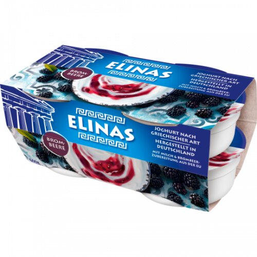 Elinas Griechische Art Joghurt Brombeer 9,4% 4er 150g