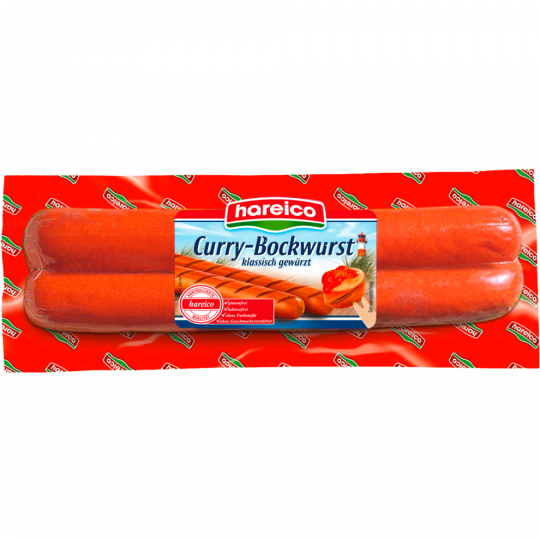 Hareico Riesen Currywurst 2er 125g