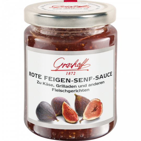 Grashoff Feigen-Senfsauce rot 200ml