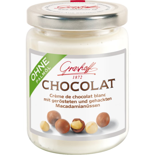 Grashoff Weiße Schokoladencreme mit Nüssen 250g