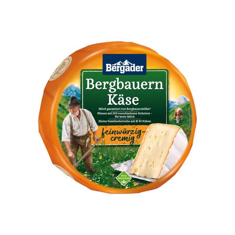 Bergbauern Käse würz.51%300g Lebensmittel Lebensmittel-Versand.eu - 