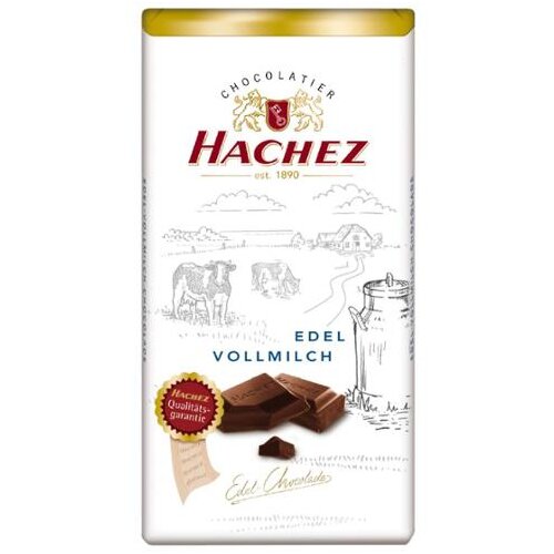 Hachez Chocolade Edel-Vollmilch 100g