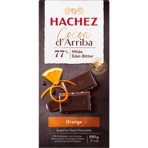 Hachez Cocoa D Arriba Orange100g