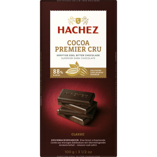 Hachez  88% Cocoa Premier 100g