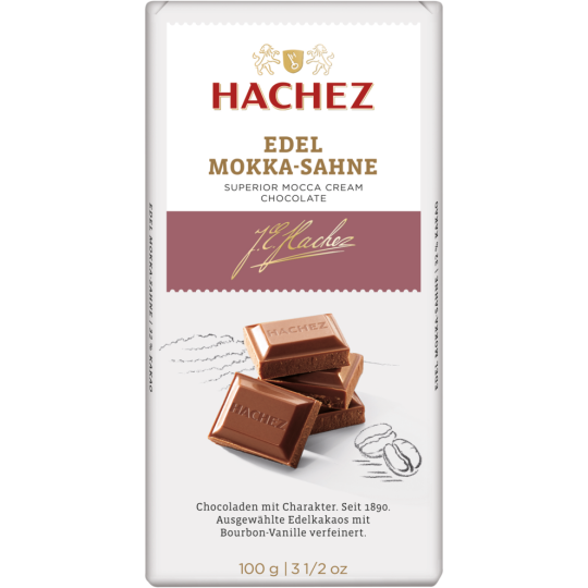 Hachez Chocolade Edel-Mokka-Sahne 100g