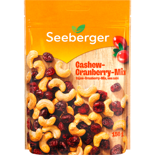 Seeberger Cashew Cranberry Mix 150g