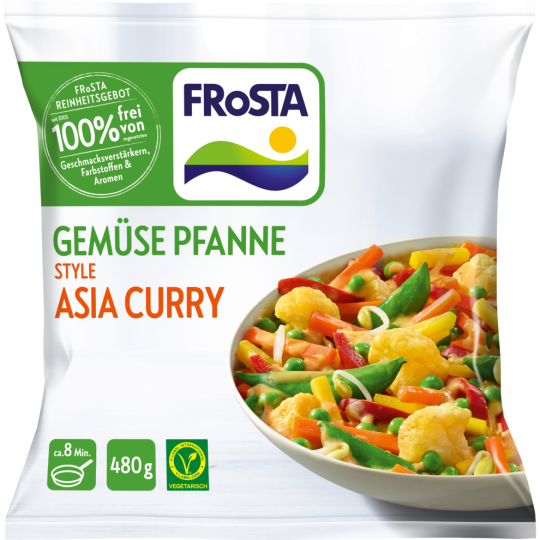Frosta Gemüsepfanne Asia Curry 480g