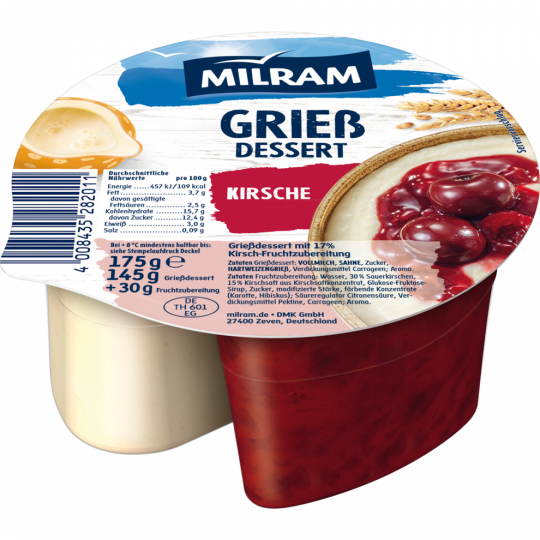 Milram Griessdessert Kirsch 175g