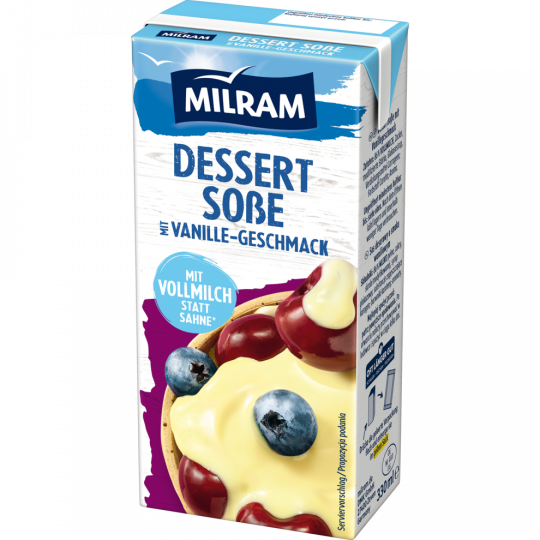 Milram Dessert Soße Vanille 330ml