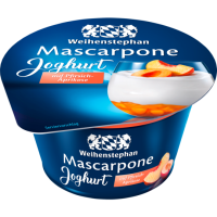 Weihenstephan Joghurt mit Mascarpone Pfirsich Aprikose 150g