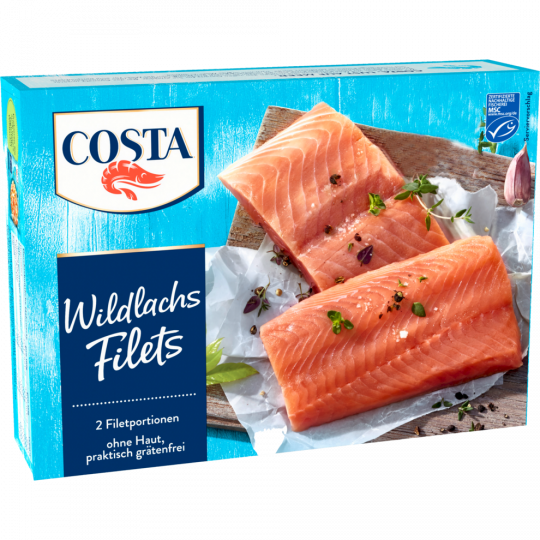 Costa Wildlachsfilet 250g