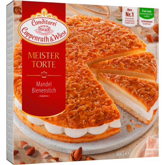 Coppenrath & Wiese Mandel Bienenstich Torte 800g