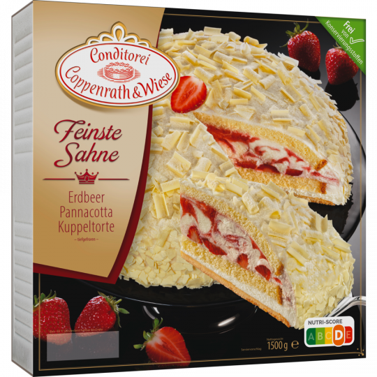 Coppenrath & Wiese Erdbeer Pannacotta Kuppeltorte1500g
