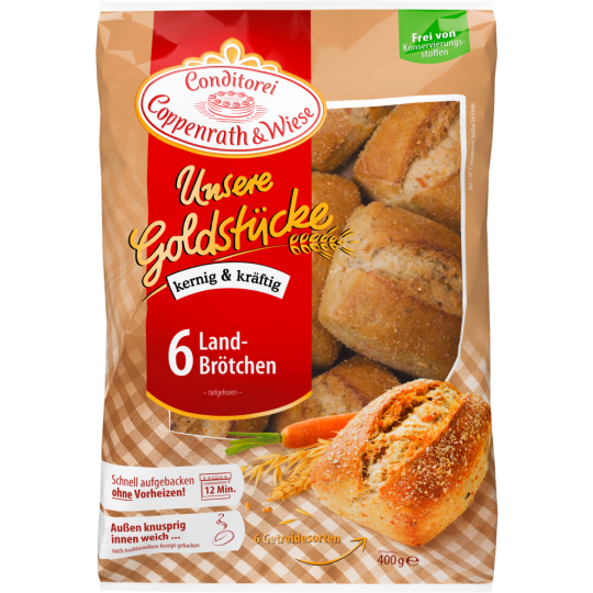 Coppenrath & Wiese Land Brötchen 6er 400g