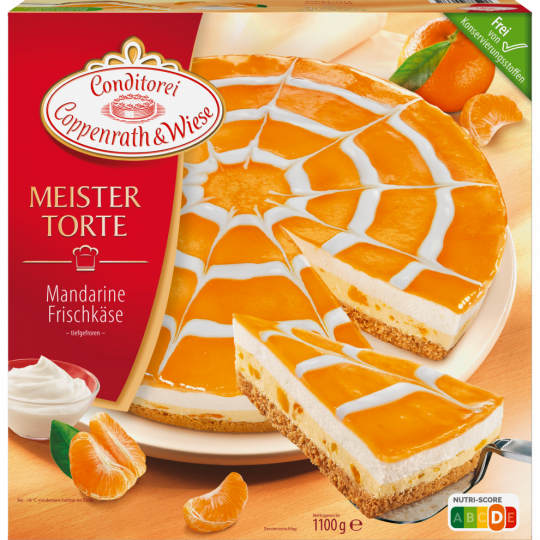 Coppenrath & Wiese Meistertorte Mandarine Frischkäse 1100g