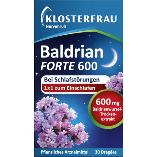 Klosterfrau Nervenruh Baldrian Forte 600 30er