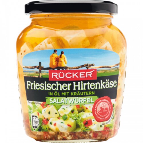 Waterkant Salatwürfel mit Kräutern in Öl 45% Fett i.Tr. 300G