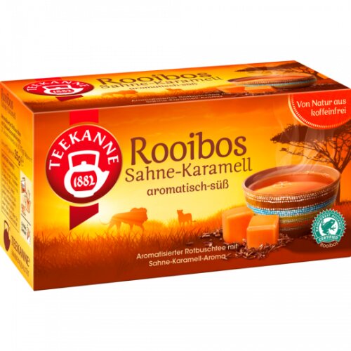 Teekanne Rooibos Sahne-Karamel 20er