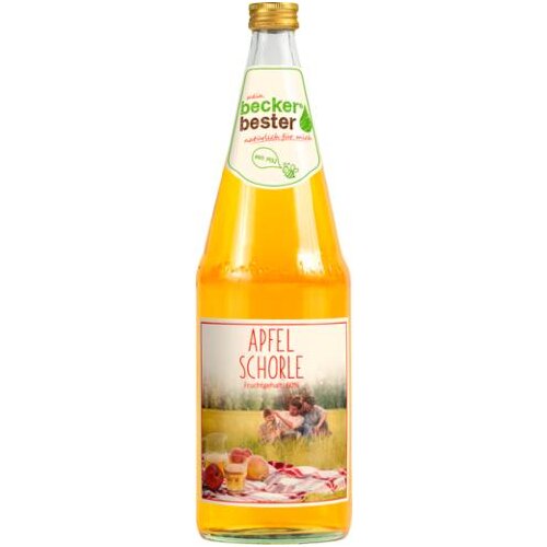 Beckers bester Apfelschorle Flasche 1l