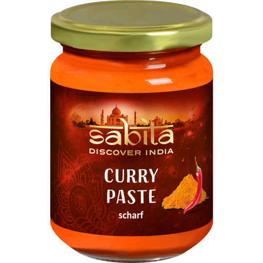 Sabita Curry-Paste Scharf 125g