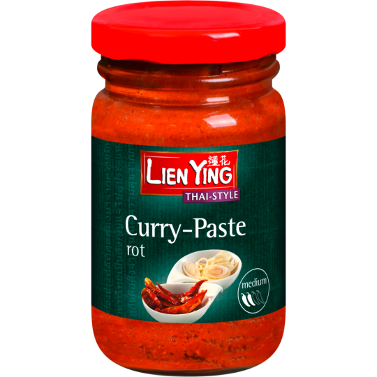 Lien Ying Thai-Curry-Paste Rot 125g