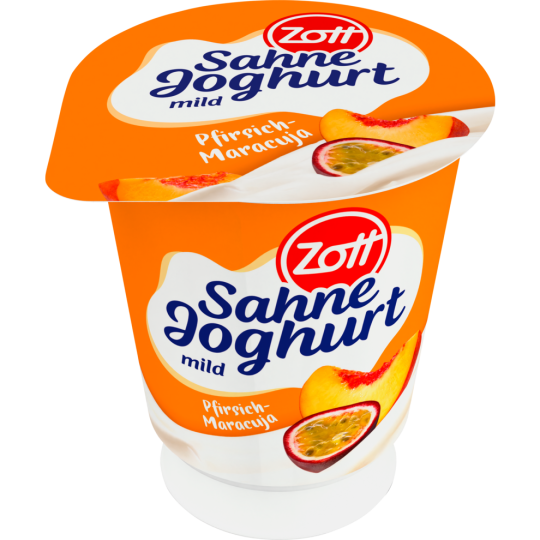 Zott Sahnejoghurt Pfirsisch Maracuja 150g