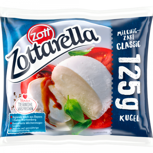 Zottarella Kugel Classic 125g
